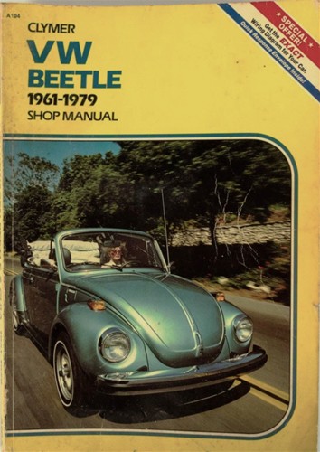 Clymer Service-Repair Handbook Volkswagen Beetle 1961-1979 VW Bug
