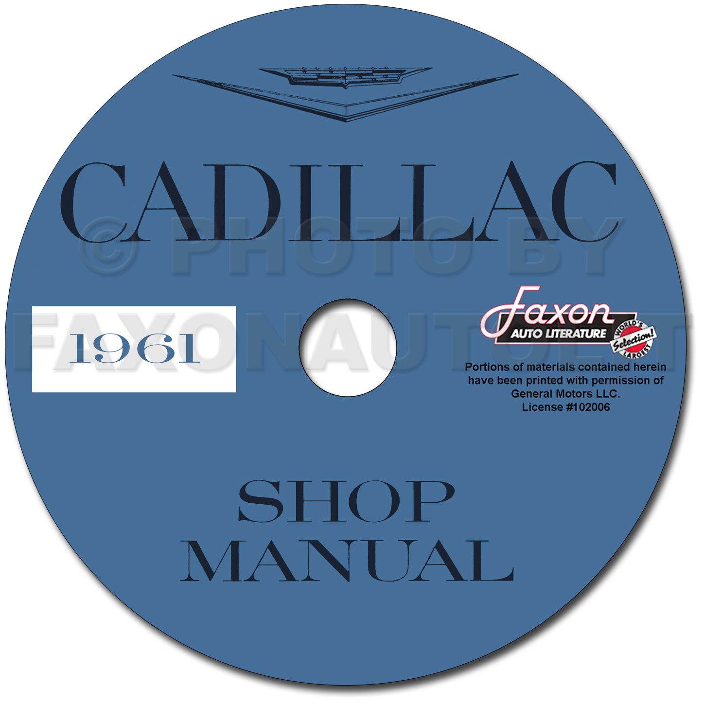 1961 Cadillac Shop Manual on CD-ROM 