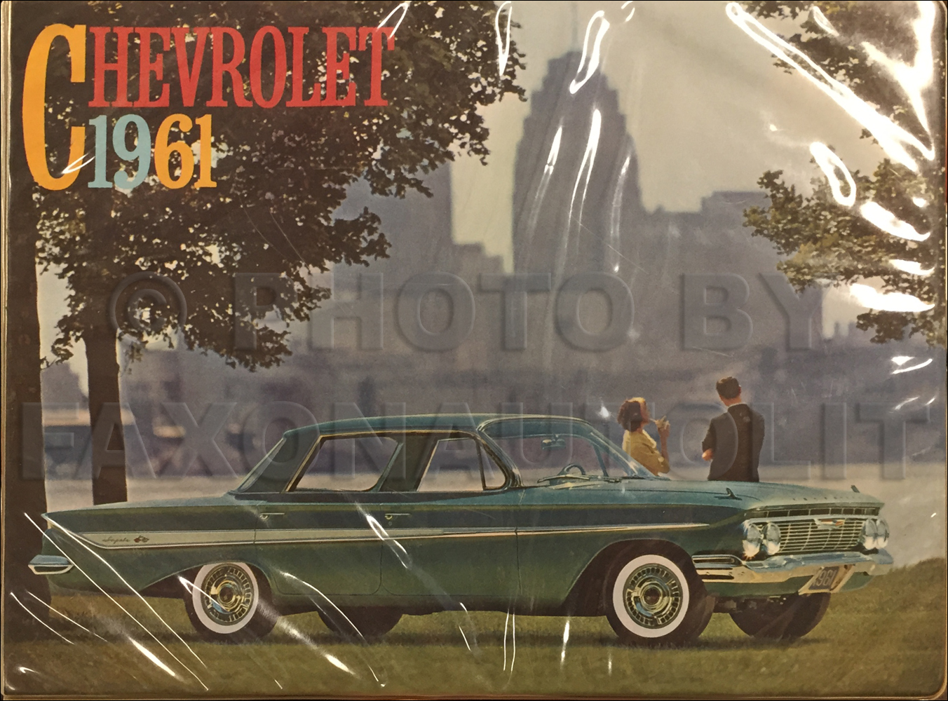 1961 Chevrolet Car Dealer Album Original
