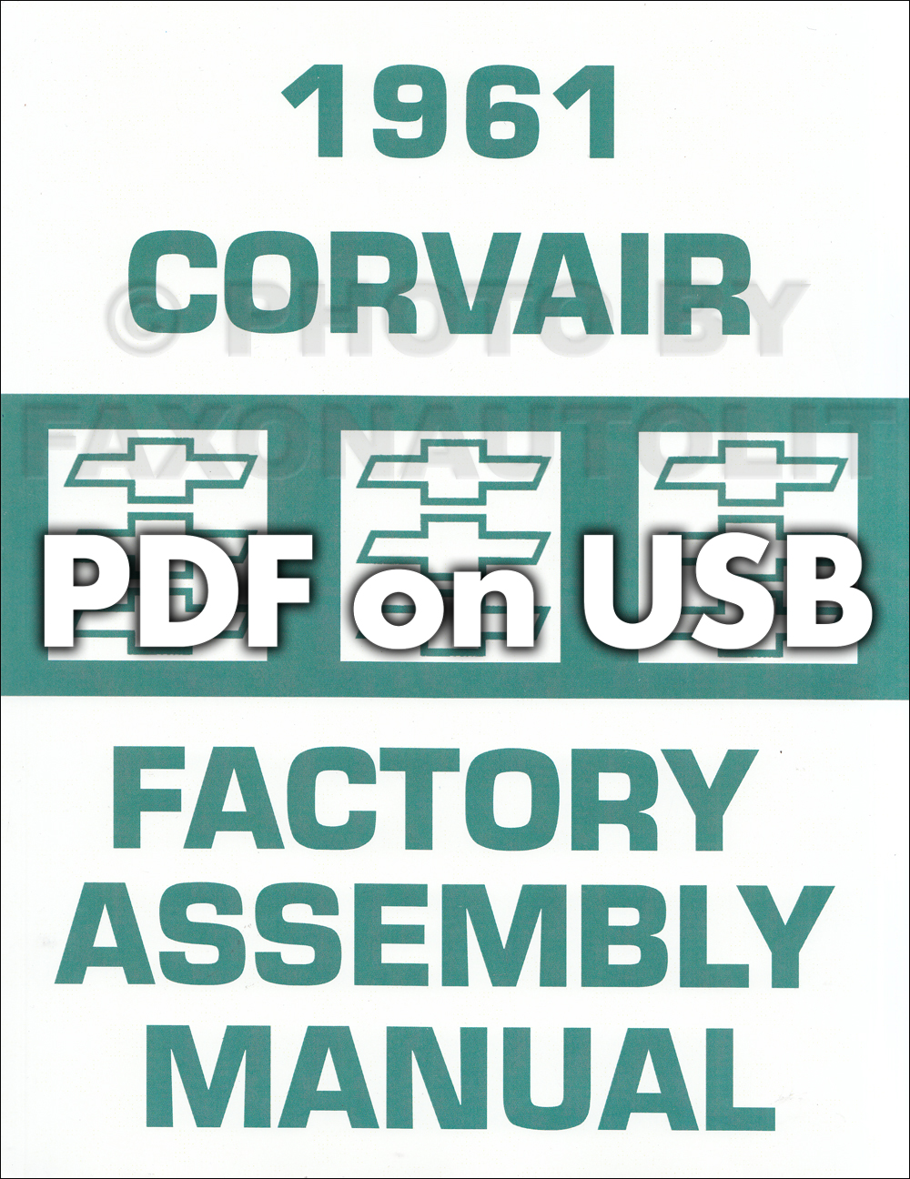 1960-1964 Chevy Corvair Car Assembly Manuals on USB