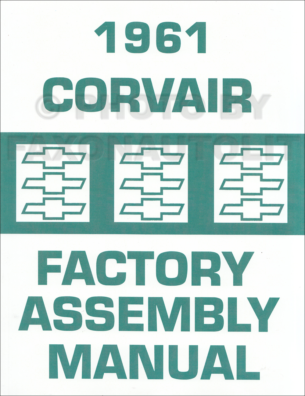 1961 Chevy Corvair and Monza Assembly Manual Reprint