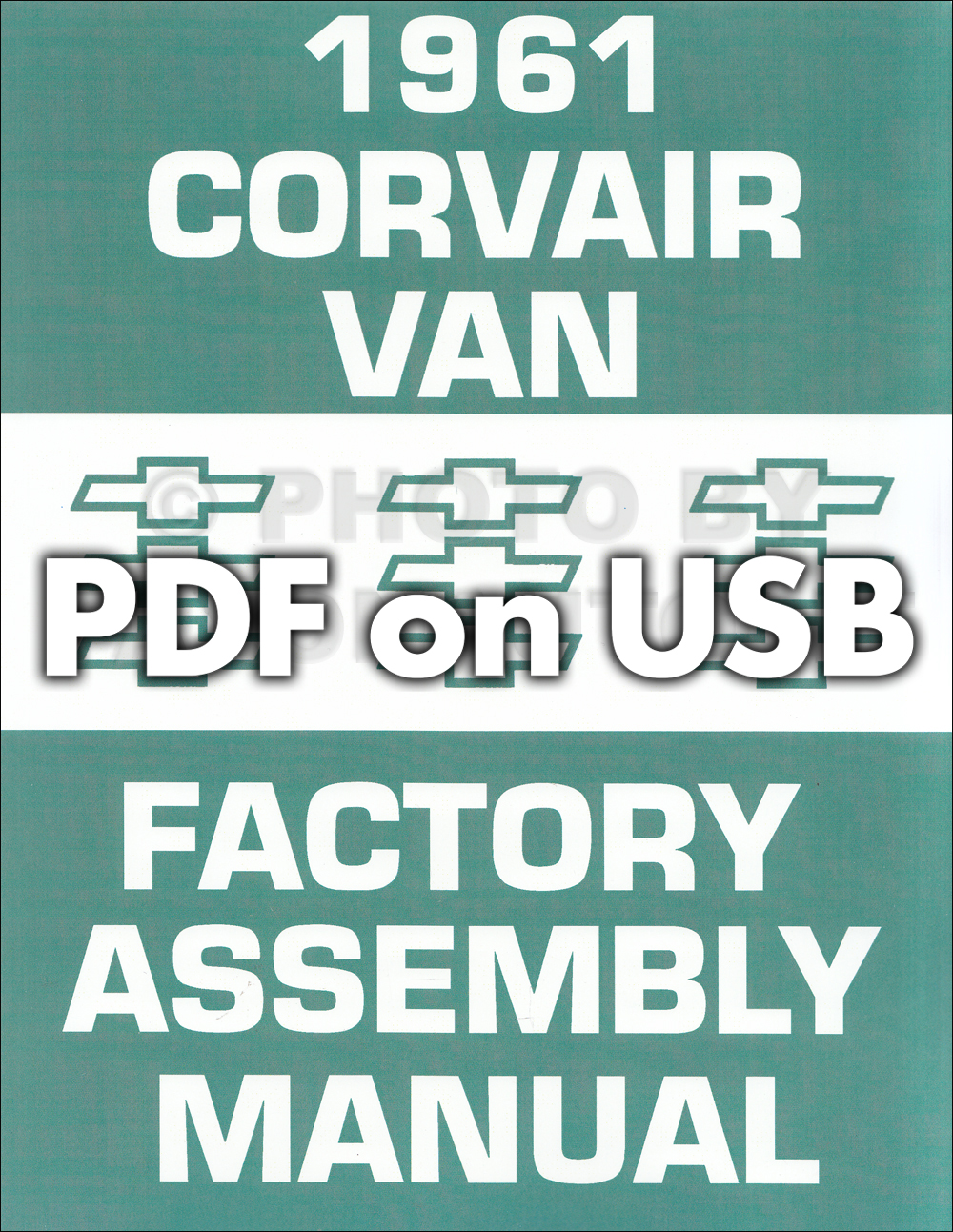 1961-1965 Chevy Corvan, Corvair 95 and Greenbrier Assembly Manual USB