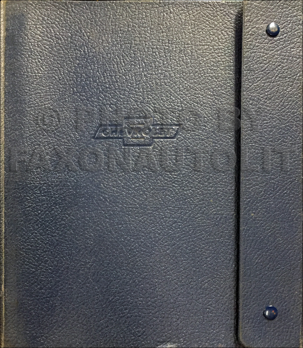 1961 Chevrolet Truck Data Book Original