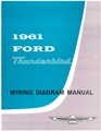 1961 Ford Thunderbird Wiring Diagram Manual Reprint