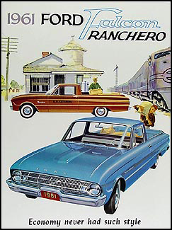 1961 Ford Ranchero Sales Brochure Reprint