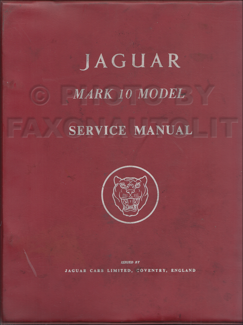 1961-1964 Jaguar XKE 3.8 Grand Touring Repair Manual Original 