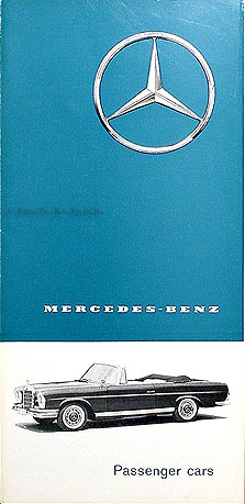 1961 Mercedes Sales Brochure Original--All Models
