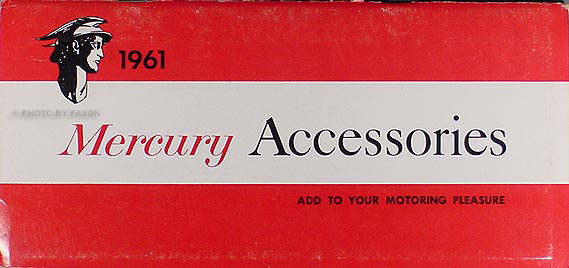 1961 Mercury Monterey & Meteor Accessories Brochure Original