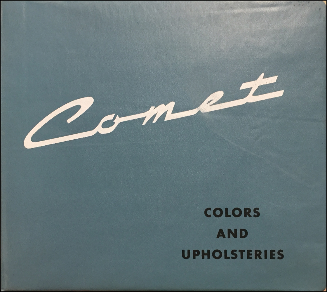 1961 Mercury Comet Color and Upholstery Dealer Album