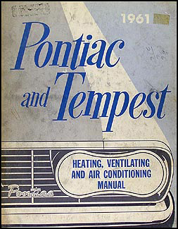 1961 Pontiac Air Conditioning Repair Manual Original