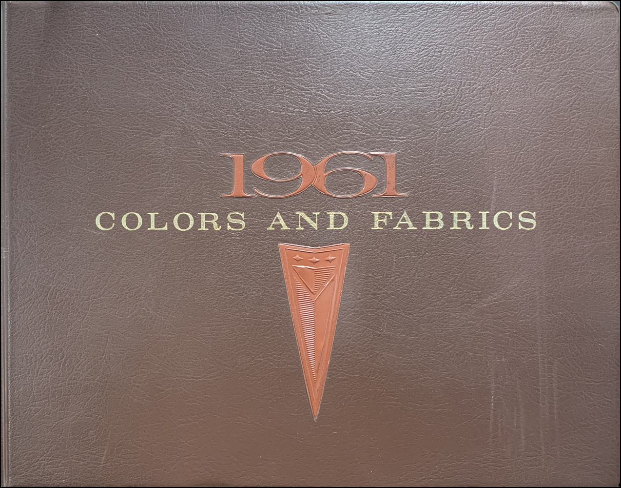 1961 Pontiac Color & Upholstery Book Dealer Album Original