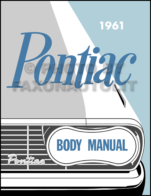 1961 Pontiac Body Repair Manual Original