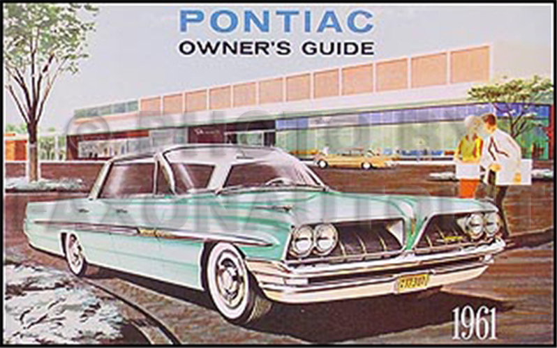 1961 Pontiac Owners Manual Reprint