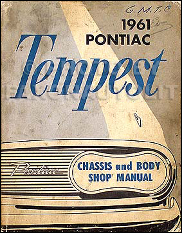 1961 Pontiac Tempest/LeMans/Safari Shop Manual Original