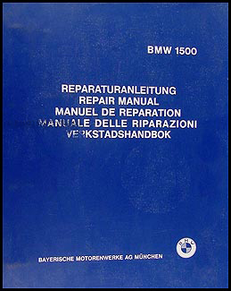 1962-1964 BMW 1500 Repair Manual Original