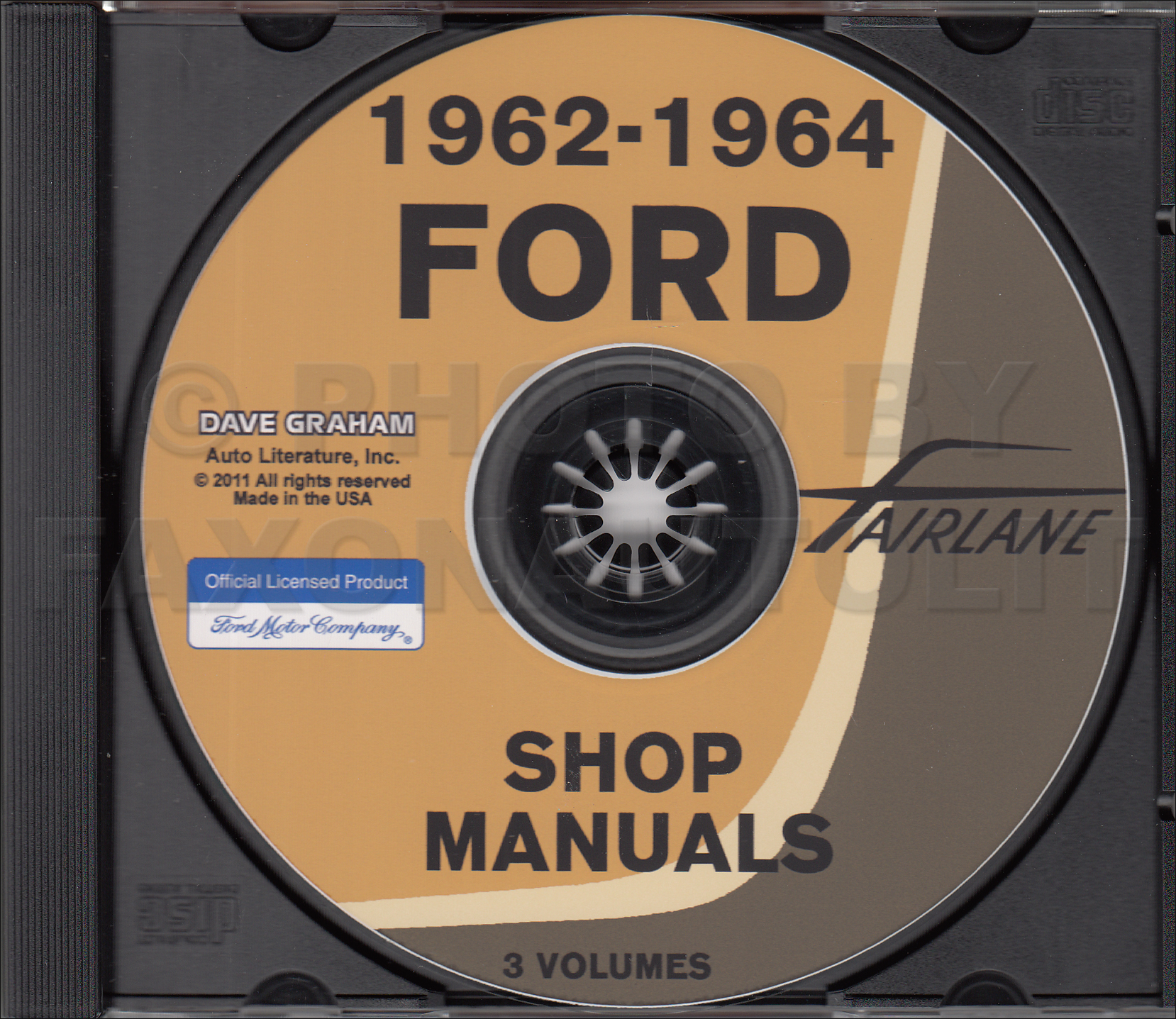 1960 Ford Car CD-ROM Shop Manual 