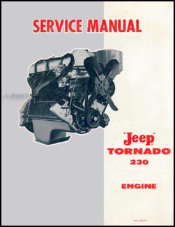 1962-1965 Jeep Tornado 230 Engine Shop Manual Reprint