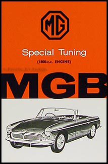 1962-1974 MG MGB Special Tuning Manual Reprint
