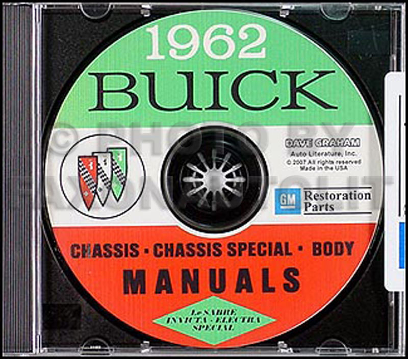 1962 Buick CD-ROM Shop Manual & Body Manual all models 
