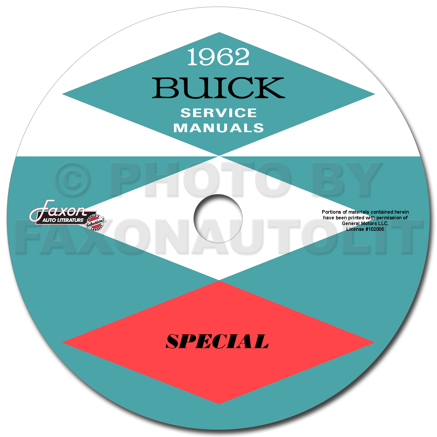 1962 Buick CD-ROM Shop Manual & Body Manual all models 