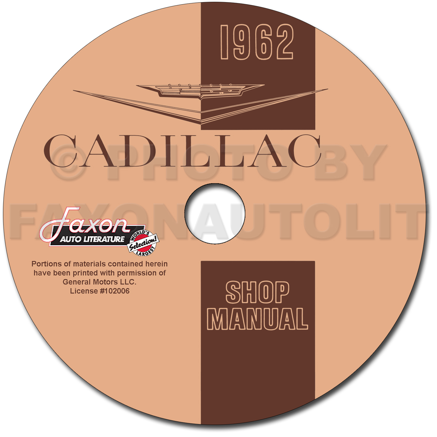 1962 Cadillac Repair Shop Manual on CD-ROM