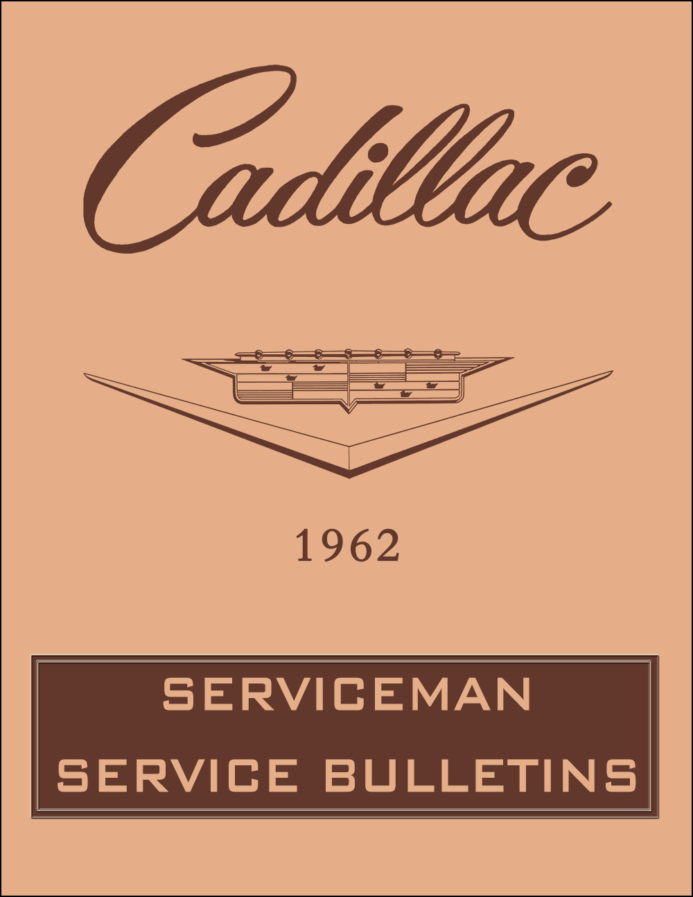 1962 Cadillac Service Bulletins Reprint
