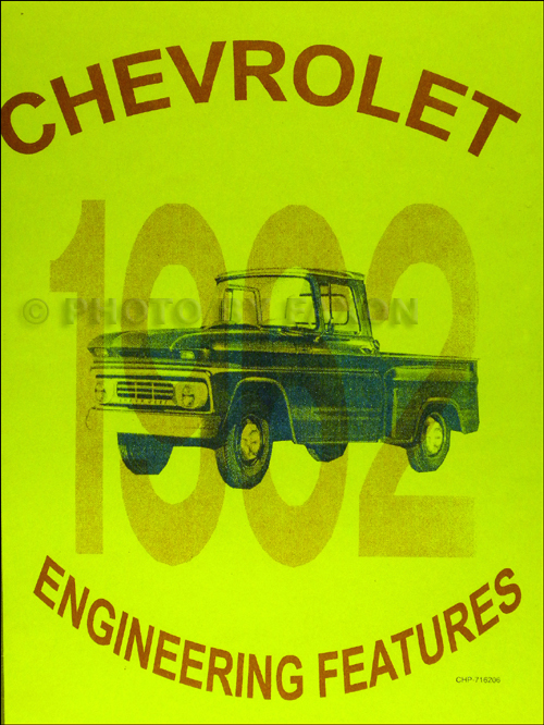 1962 Chevrolet Truck Engineering Features Manual Reprint