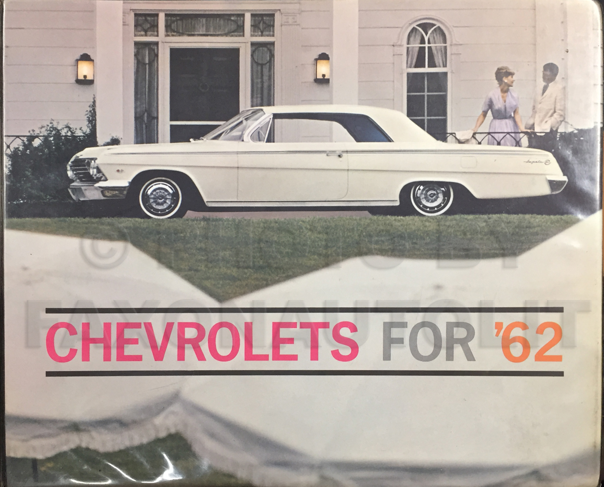 1962 Chevrolet Car Color and Upholstery Dealer Album Original