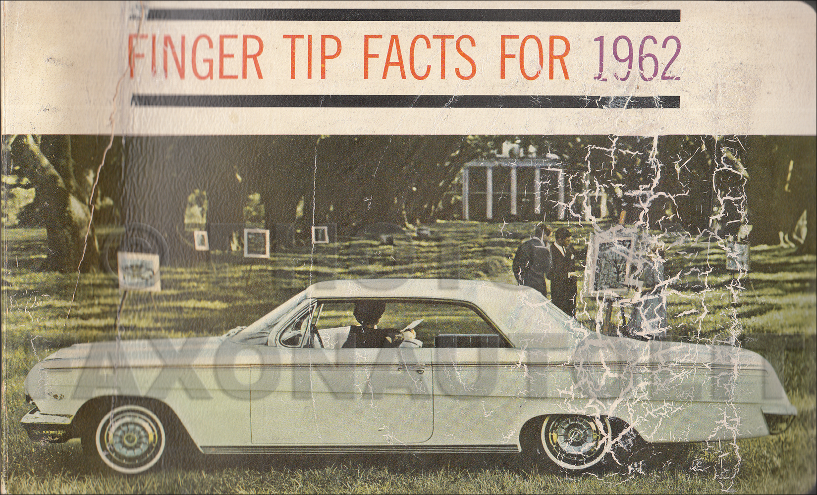 1962 Chevrolet Car Finger Tip Facts Book Dealer Album Original