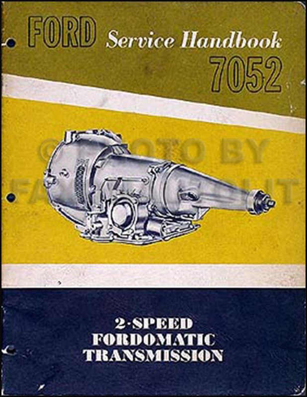 1951 Fordomatic Transmission Repair Manual Original