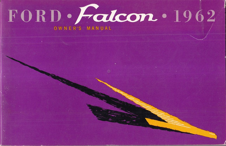 1962 Ford Falcon and Ranchero Owner's Manual Original Canadian