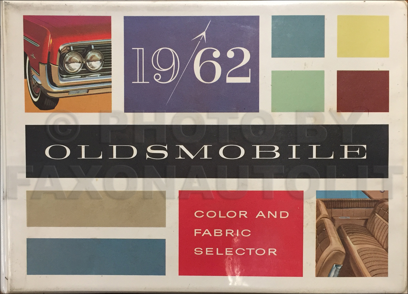 1962 Oldsmobile Color & Upholstery Dealer Album Original