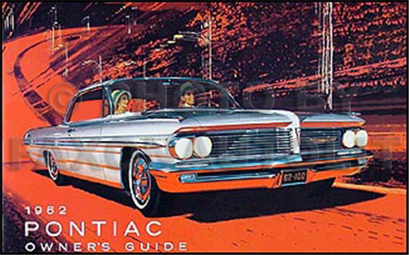 1962 Pontiac Owner Manual Reprint Bonneville Grand Prix Catalina Chief