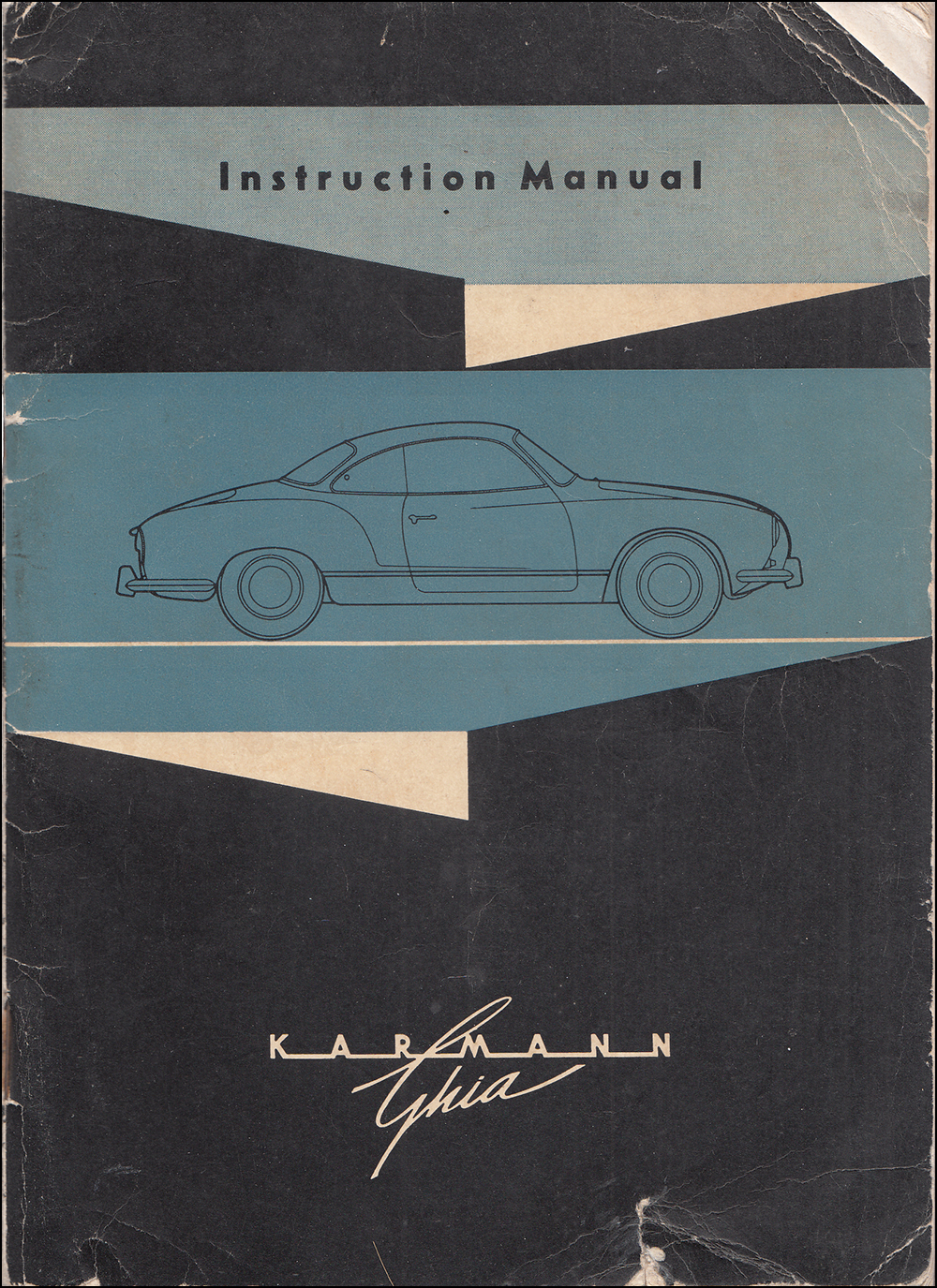 1961 Volkswagen Karmann Ghia Owner's Manual Original