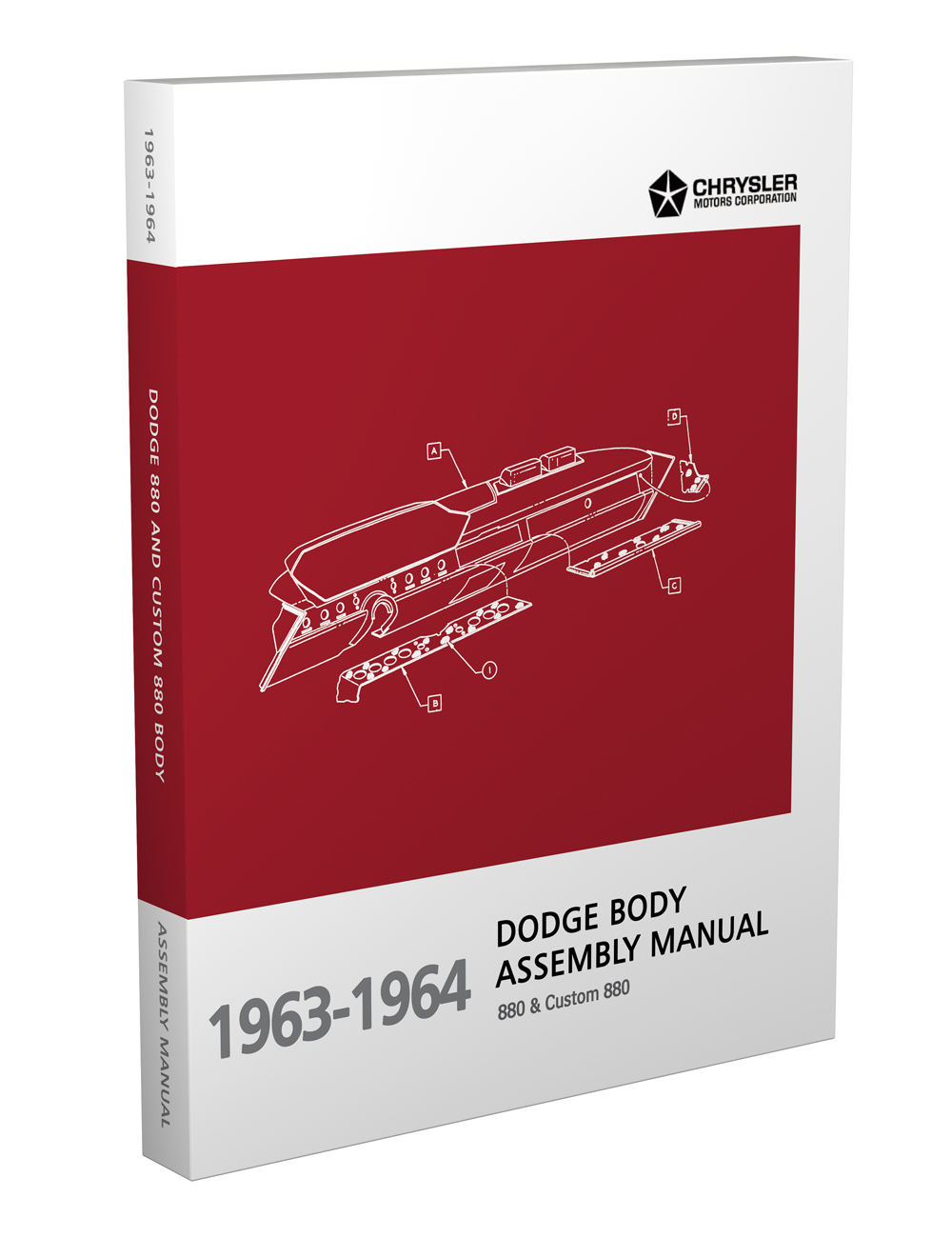 1963-1964 Dodge 880 & Custom 880 Body Assembly Manual Reprint