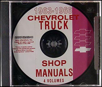 1963-1966 Chevrolet Pickup and Truck CD Shop Manual
