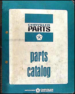 1966 MoPar Parts Book Original