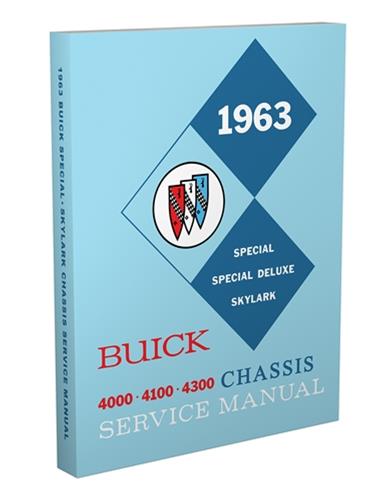 1963 Buick Special/Deluxe/Skylark Shop Manual Original 
