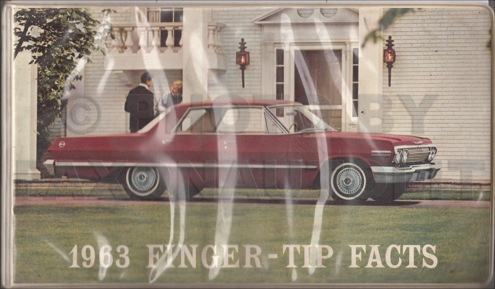 1963 Chevrolet Car Finger Tip Facts Book Dealer Album Original