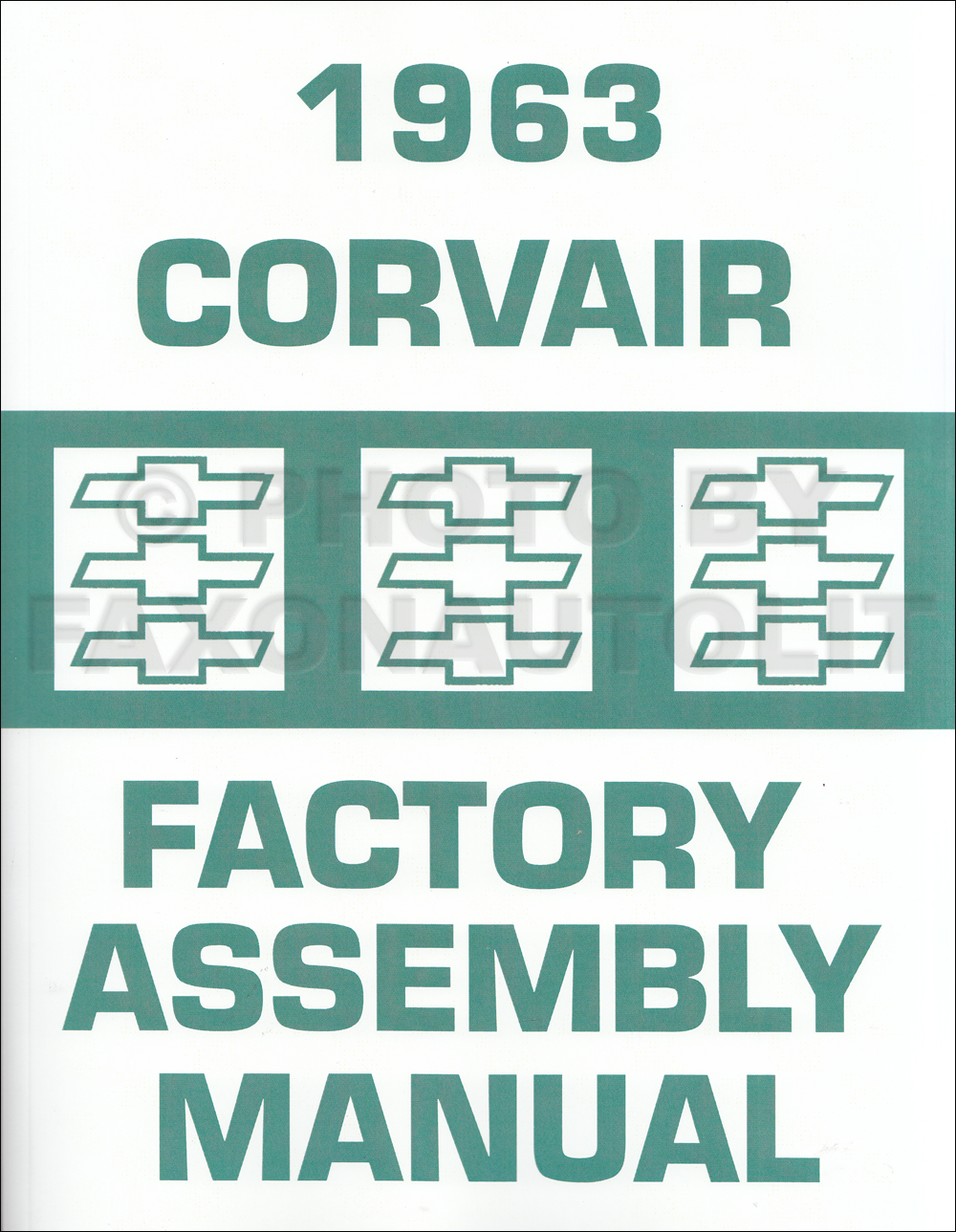 1963 Chevy Corvair and Monza Assembly Manual Reprint