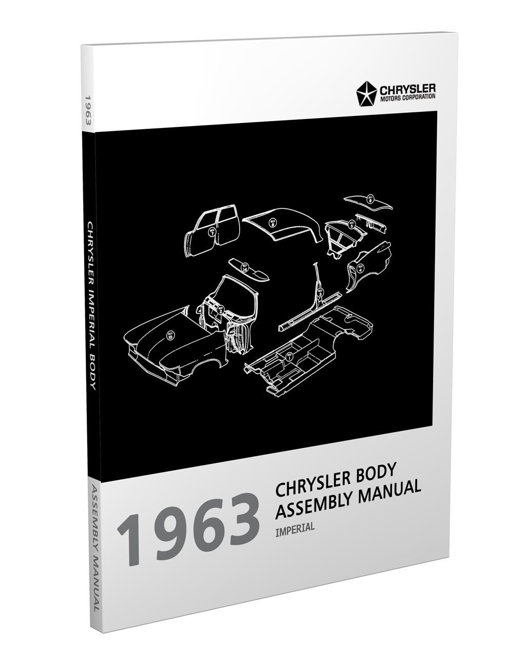 1963 Chrysler Imperial Body Assembly Manual Reprint