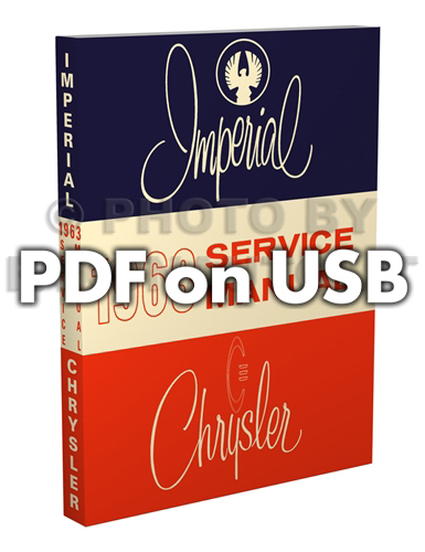 1963 Chrysler Shop Manual on CD for Imperial Newport 300 New Yorker