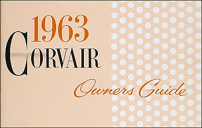1963 Corvair, Monza, & Van Owner's Manual Reprint
