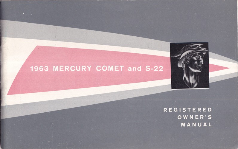 1963 Mercury Comet Owner's Manual Original Canadian
