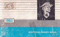 1963 Mercury Meteor Owner's Manual Original