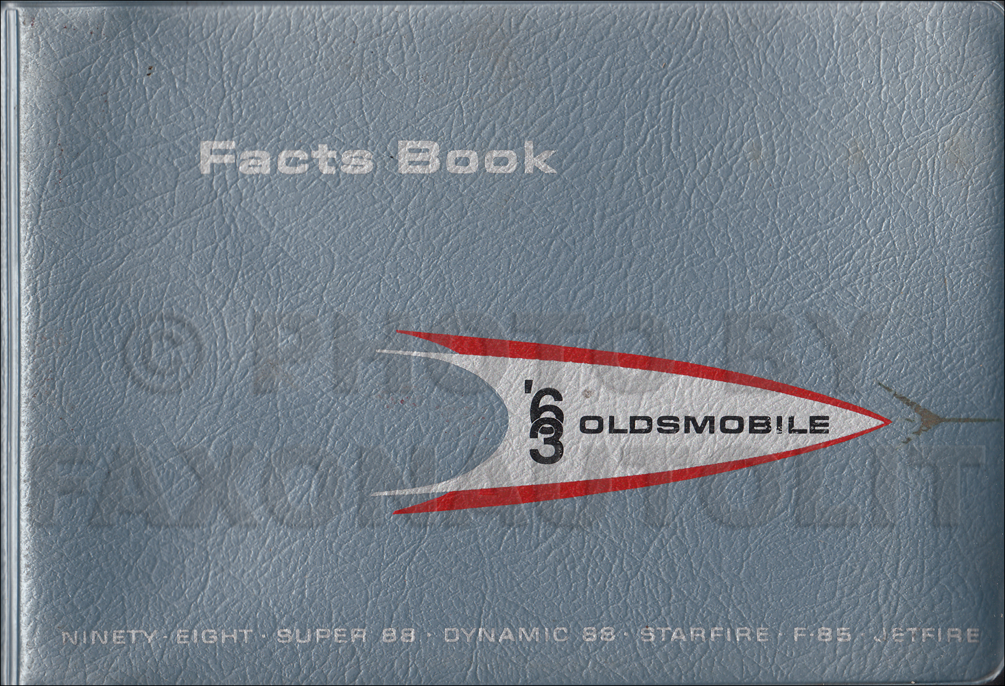 1963 Oldsmobile Facts Book Original