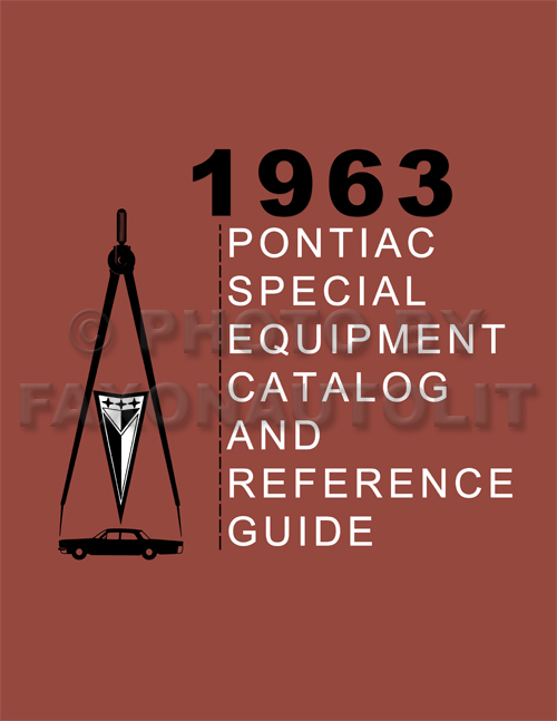 1963 Pontiac Hi-Performance Options Catalog Reprint