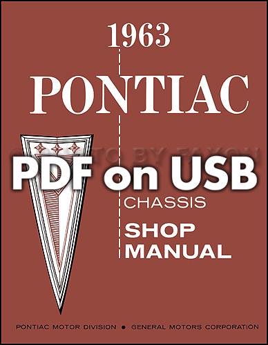 1963 Pontiac CD Shop Manual with Body & Air Conditioning Manuals 