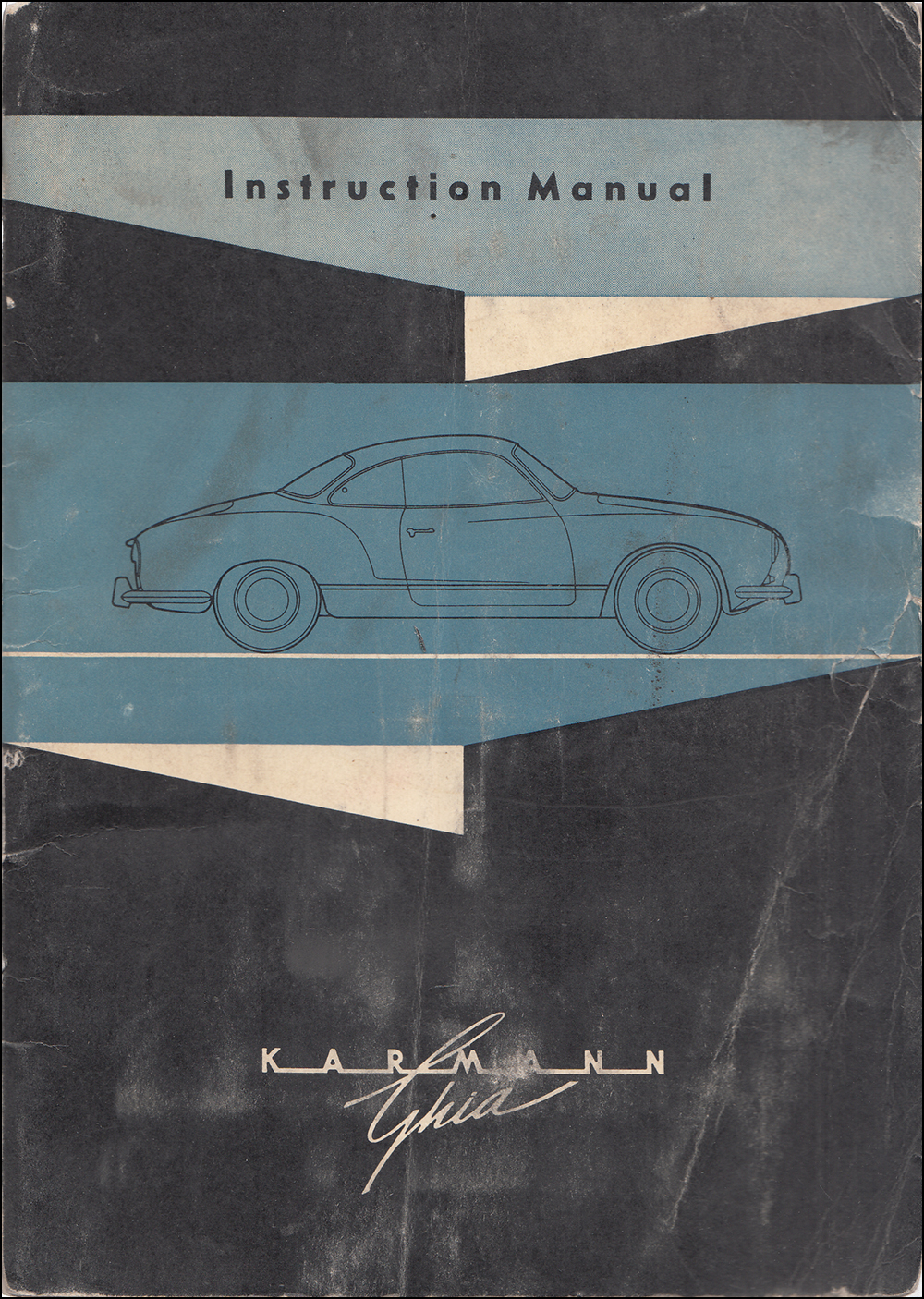1963 Volkswagen Karmann Ghia Owner's Manual Original
