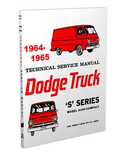 1964-1965 Dodge A-100, Compact, Van & Sportsman Repair Manual Original 